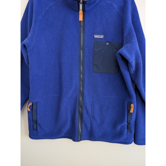 Patagonia Synchilla Blue Vintage Men's sz L Blue - Picture 3 of 9